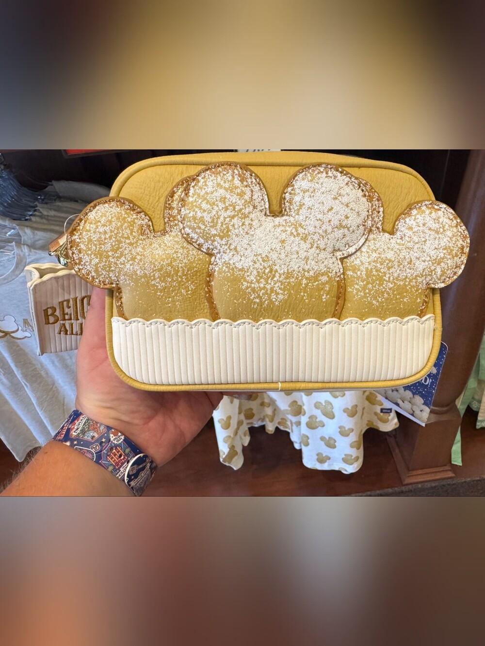 Disney Parks Scented Beignet All Day Loungefly Purse Port Orleans Resort
